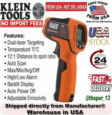 Klein Tools IR5 Dual-Laser Infared Thermometer - New full Box/Sealed! FreeShip 
