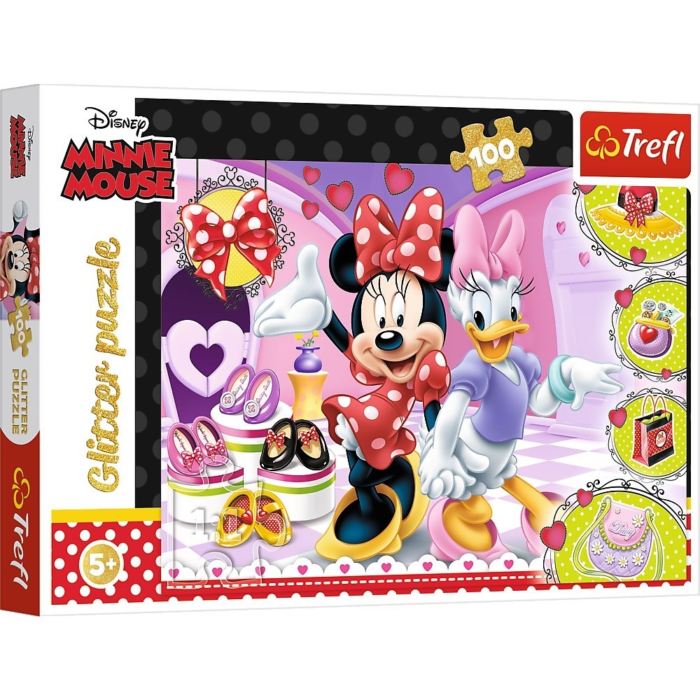 5900511148206 Пазлы 100 элементов с блестками Minnie Trefl 3290₽