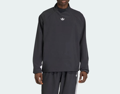 adidas Originals Herren Adicolor Woven Drill Top Schwarz