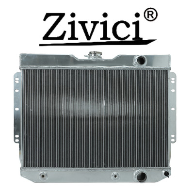 Aluminum Radiator Kühler For Chevy Bel Air L6 V8 Engine 1960-1965 1961 1962 1963