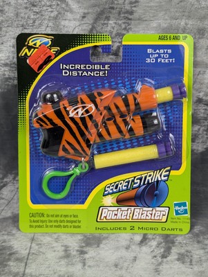 Nerf Secret Strike Pocket Blaster Tiger Stripes 2000 Hasbro Larami Sealed