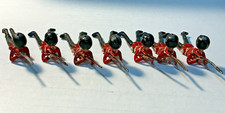 Vintage Britains Era British Guards Prone Firing Lead Soldiers Lot Of 7