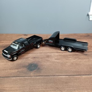 Weil-McLain Flatbed Trailer Model 1/24 Scale Black Excellent Promotional HVAC