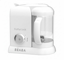 BEABA Babycook Solo 4 in 1 Baby Food Maker Steamer Blender White
