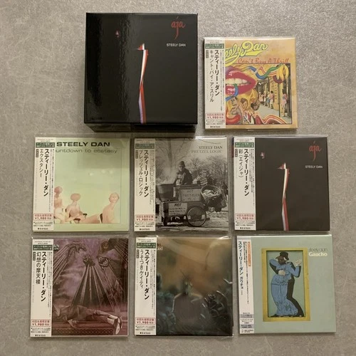 STEELY DAN JAPAN 7 MINI LP CD AJA PROMO BOX SET OBI DONALD FAGEN