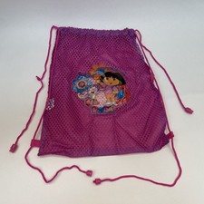 Nickelodeon Dora the Explorer Pink Mesh Bag "Best Friends" 12 1/4" x 10 3/8"