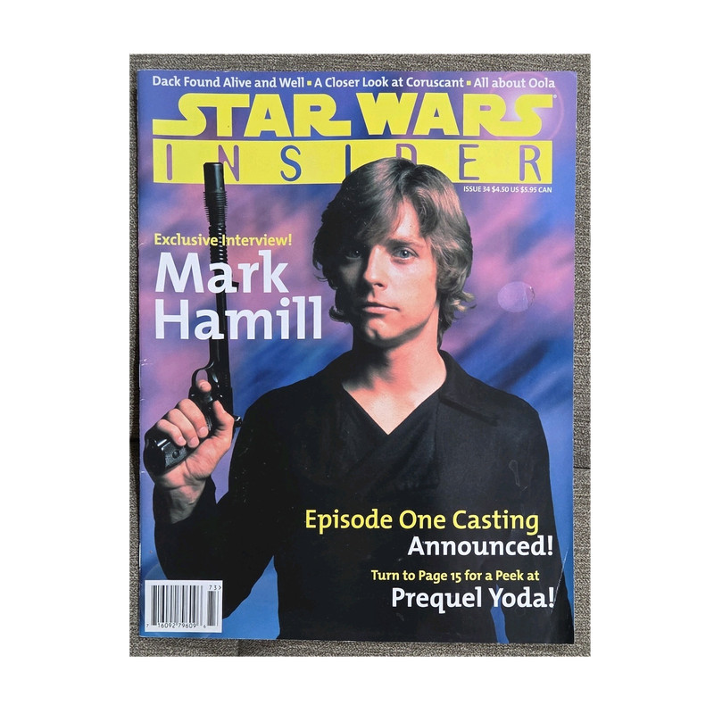Star Wars Insider Issue 34 English Movies & TV Mark Hamill Cover Star Wars