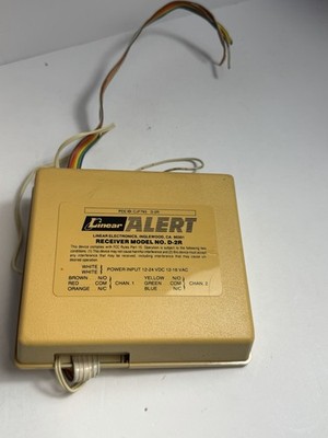 Linear Alert Security System D-2R Receiver only (used)
