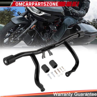 for Harley Road King Street Glide Special 14-25 Engine Guard Crash Bar Flat-out