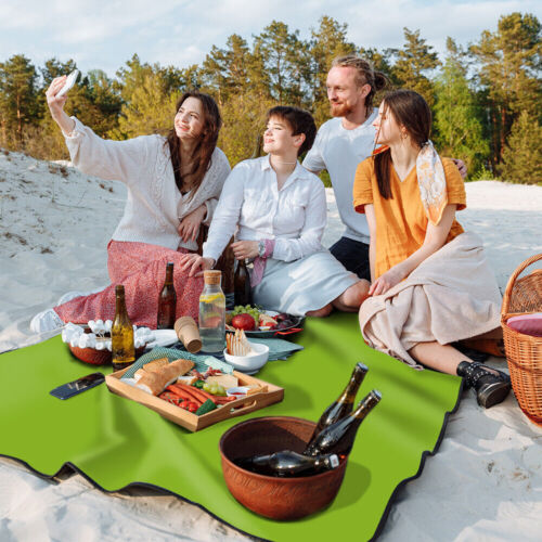 59" x 83" Awning Waterproof Sun Shelter Tent Tarp Camping Rain Fly Ultralight - Picture 7 of 13