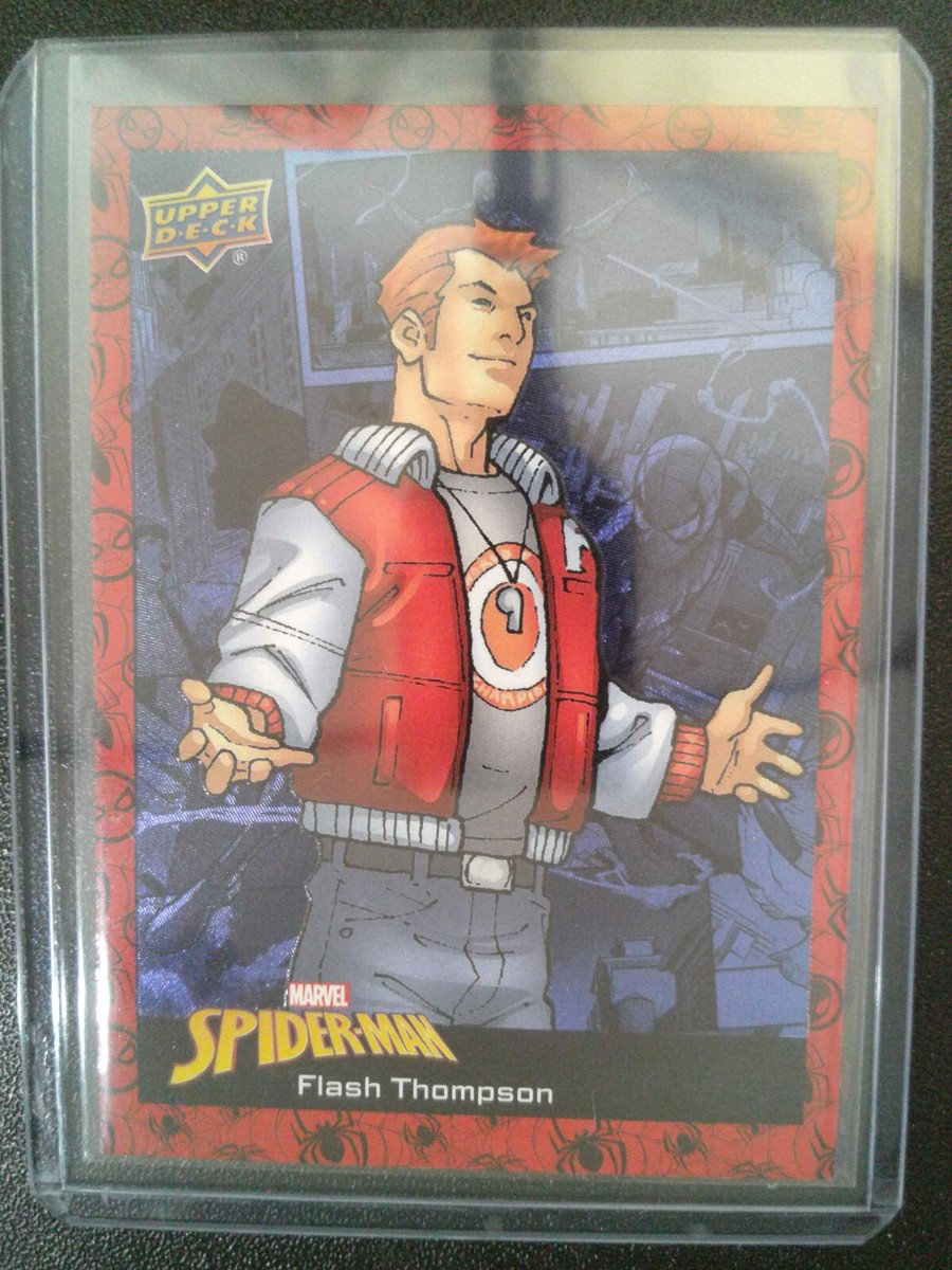 2024 Upper Deck Marvel Spider-Man Flash Thompson Blue | eBay