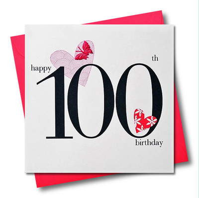 Happy 100th Birthday Banner – Gold Glitter, Buchstaben 12,7 Cm Hoch, Für 100. Geburtstagsfeier