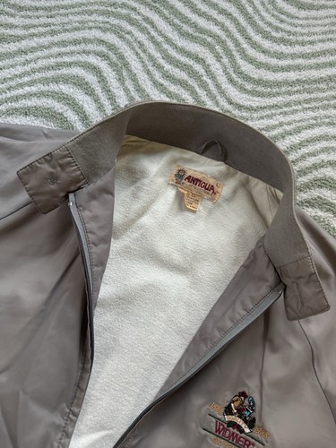 Vintage 100 Years Widmer Quality 1888-1988 Antigua Men’s Large Gray Nylon Jacket - Picture 5 of 23