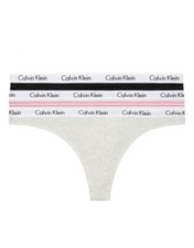 Calvin Klein Underwear Carousel 3-Pack Thong L19116 Women  s Size L