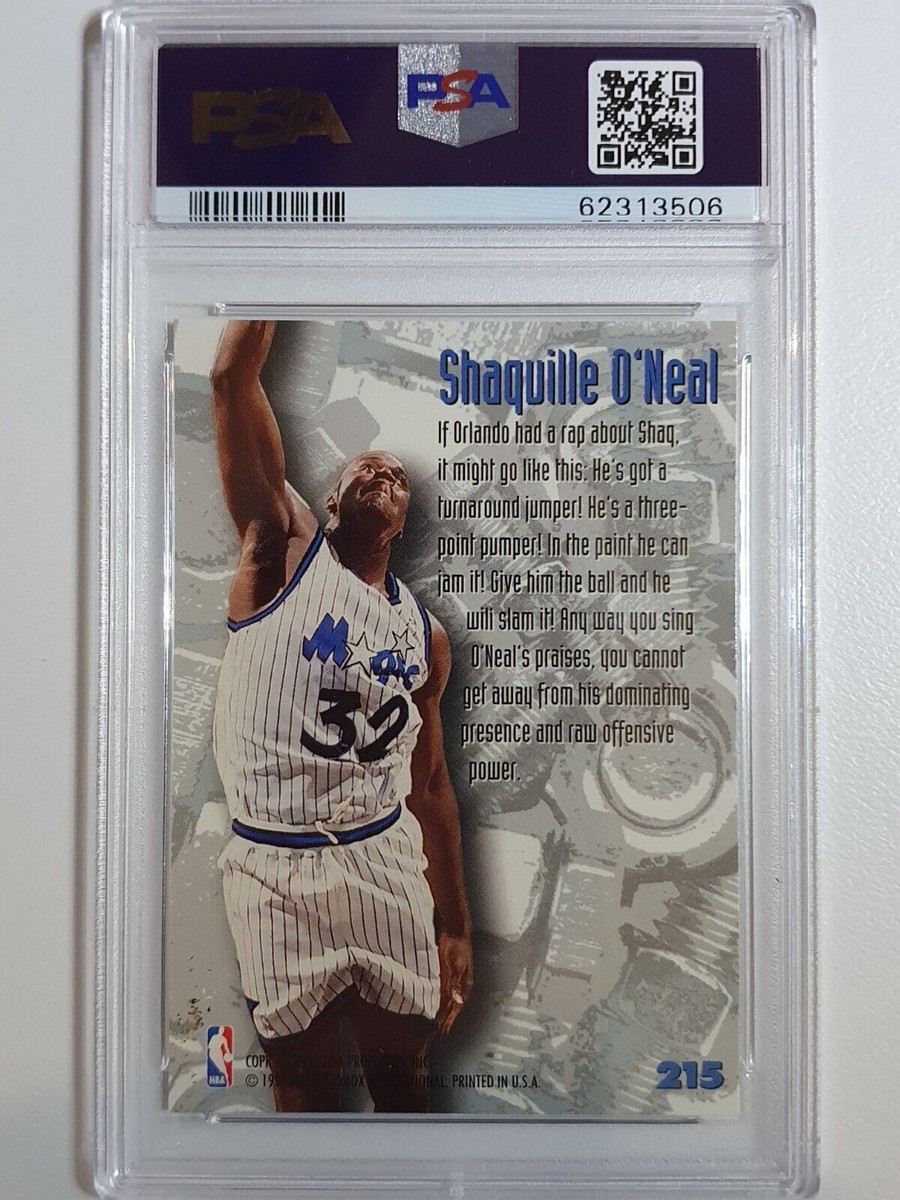 1995 Fleer Metal Shaquille O'Neal #215 Nuts & Bolt - PSA 9 | eBay