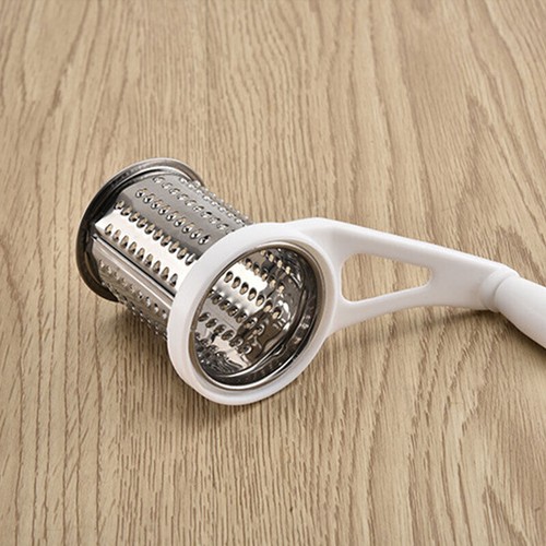 Stainless Steel Kitchen Vegetable Cheese Grater Handheld Rotary Shredder Cutter - Picture 8 of 8
