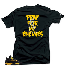 Shirt To Match Jordan 4 Retro Thunder ENEMIES Match Sneaker Shirts