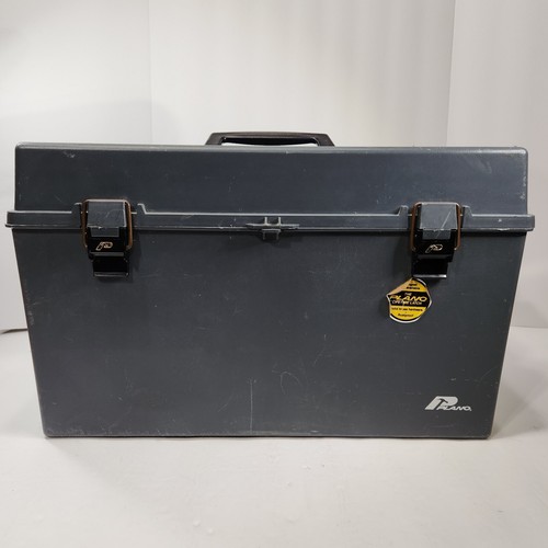 Plano Heavy Duty Portable Toolbox Storage missing Tray 21" CC-120A GUC clean - Picture 9 of 9