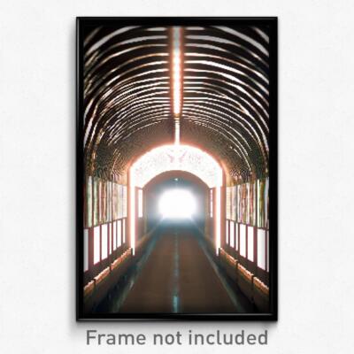 Pixel Art Poster - Marvelous Tunnel (8 Bit Psychedelic Trippy Video Game Print)