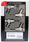Genuine FURUTECH banana speaker plug connector Rhodium FP-202(R) one set 4pcs