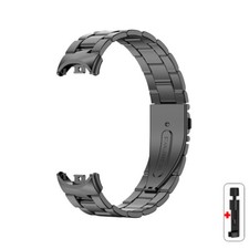 For Xiaomi Mi Band 10 9 8 NFC Smart Watch Stainless Steel Band Metal Strap