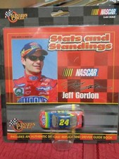 1999 WINNERS CIRCLE - JEFF GORDON 24 'STATS  STANDINGS' DIE CAST CAR 1:64