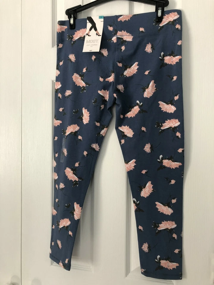 NUEVO CON ETIQUETAS MIXIT Leggings Algodón Talla S Floral Foto 2 de 2
