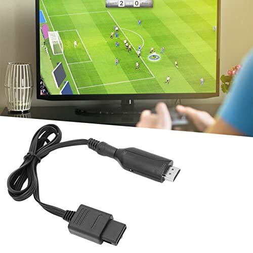 Câble N64/NGC/SNES vers HDMI, Convertisseur Vidéo HD 1080p pour Console de Jeu H - Photo 5/7