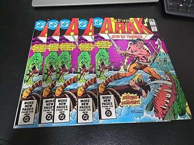 ARAK SON OF THUNDER #1 HIGH GRADE (5 UNCIRCULATED COPIES) 1981 DC COMICS 