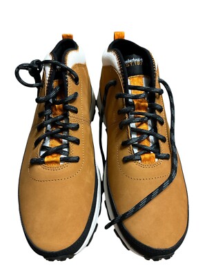 NIB Timberland Brown, Olive & Cream High-Top Hiking Boots with Yellow Laces Timberland 6 Inch Lace Up Waterproof Boot - Dark Brown  main image 3