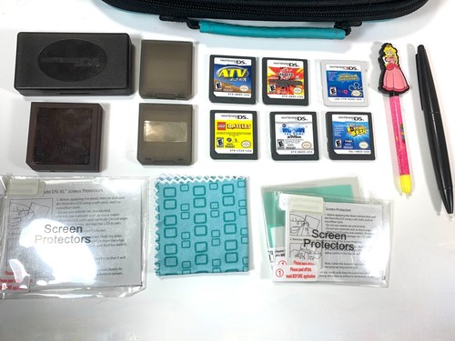 Case Games Power A Nintendo DS 2DS 3DS XL SpongeBob ATV Handheld Video Game Blue - Picture 5 of 10