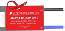 Lifepo4 BMS PCB 8S 24V 20A Daly Balanced Waterproof Battery Management System UK