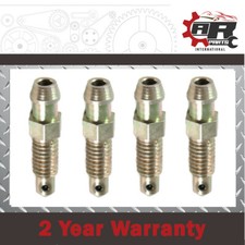 Brake Bleed Screw / Bleed Nipple - 7mm x 1mm - Metric - Pack of 4