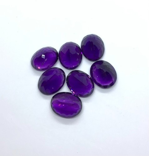 Natural African Amethyst Oval Cut Faceted Loose Gemstone For All Making Jewelry - Picture 17 of 24