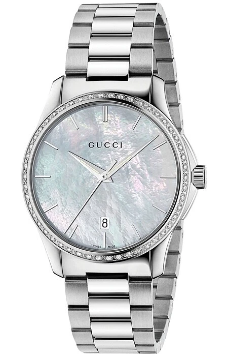 Gucci watch mother of best sale pearl
