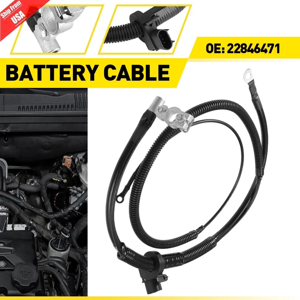 Cable de batería negativo de 3 pines 22846471 para GMC Yukon XL 1500 2500 2007-2013 2014 Foto 2 de 4