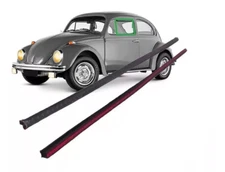 23" Short Vertical Vent Wing Felt Channel Pair 2pcs VW BUG Beetle T1 1952-1964