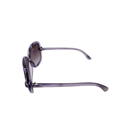 Tom Ford Ingrid TF163 78F Purple Plastic Brown Lenses Women's