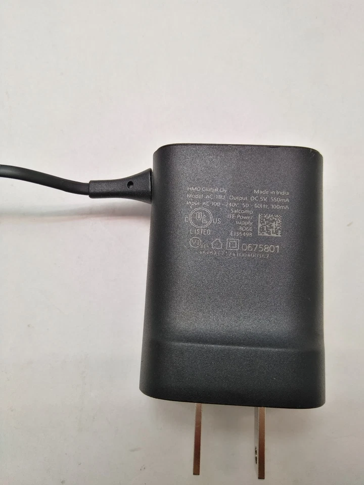 2x Carregador de Viagem Original Para Nokia Lumia 920 910 800 520 630 700 710 521 635 - Imagem 2 de 4