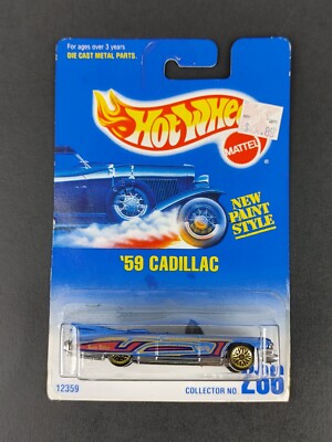 2x Lot 1959 '59 Cadillac Convertible Lowrider #266 Blue Hot Wheels