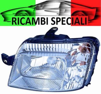 Phare Avant Gauche FIAT Panda 169 - Modèle DEPO Avec Connecteur Jaune, Référence 51717076