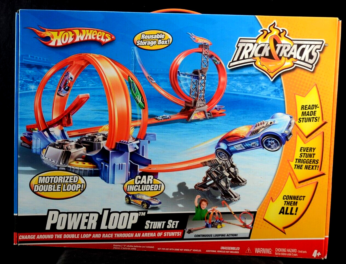 Hot Wheels Electronic Trick Tracks Power Loop Stunt Set Factory