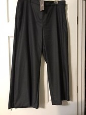 Ladies J Jill Wide Leg Crop Pant In Charcoal, Sz 16 - NWT