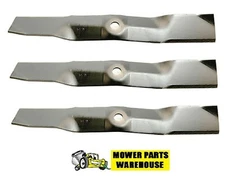 3 OREGON LAWN MOWER BLADES FOR JOHN DEERE 54" CUT M143520 ZTRAK Z525E Z375R