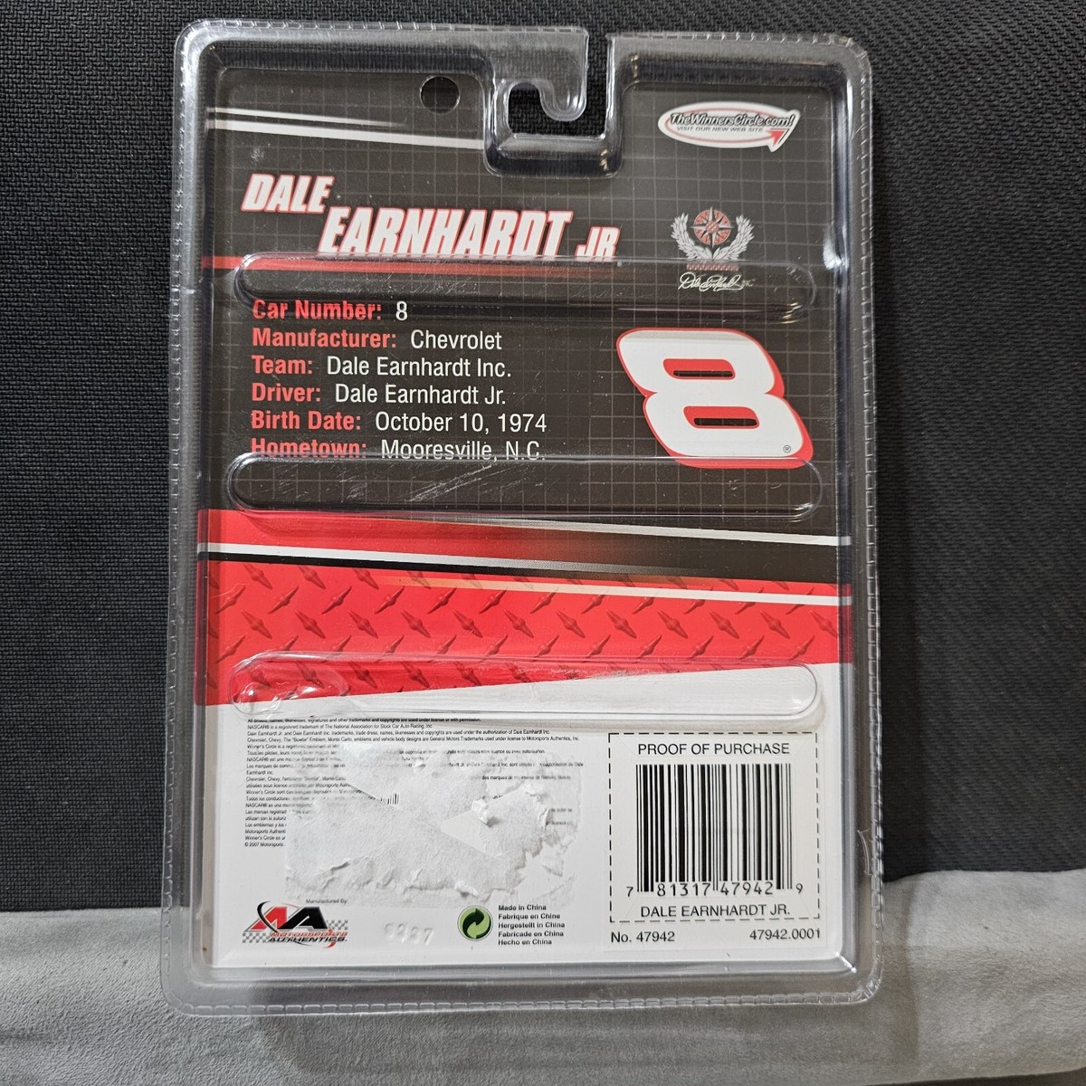 Dale Earnhardt Jr. #8~ 1:64 Nascar Diecast Car ~ Winners
