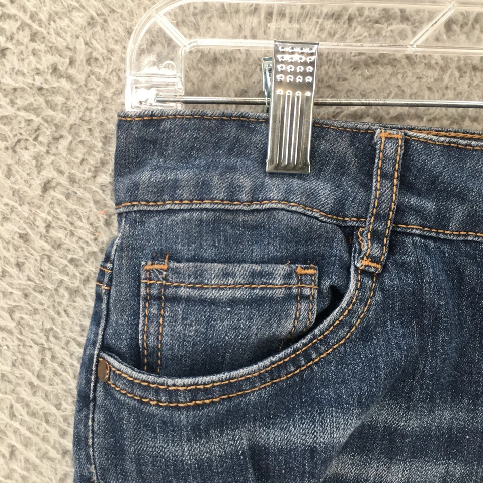 Кукольный домик мини джинсовая юбка женщин 5 синий Jean хлопковая смесь искусственно состаренный разорванный - Изображение 2 из 4