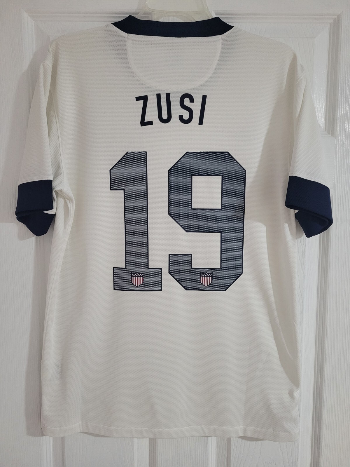 Nike USA US Soccer USMNT 2013 Centennial Home Jersey Graham Zusi #19 Size M