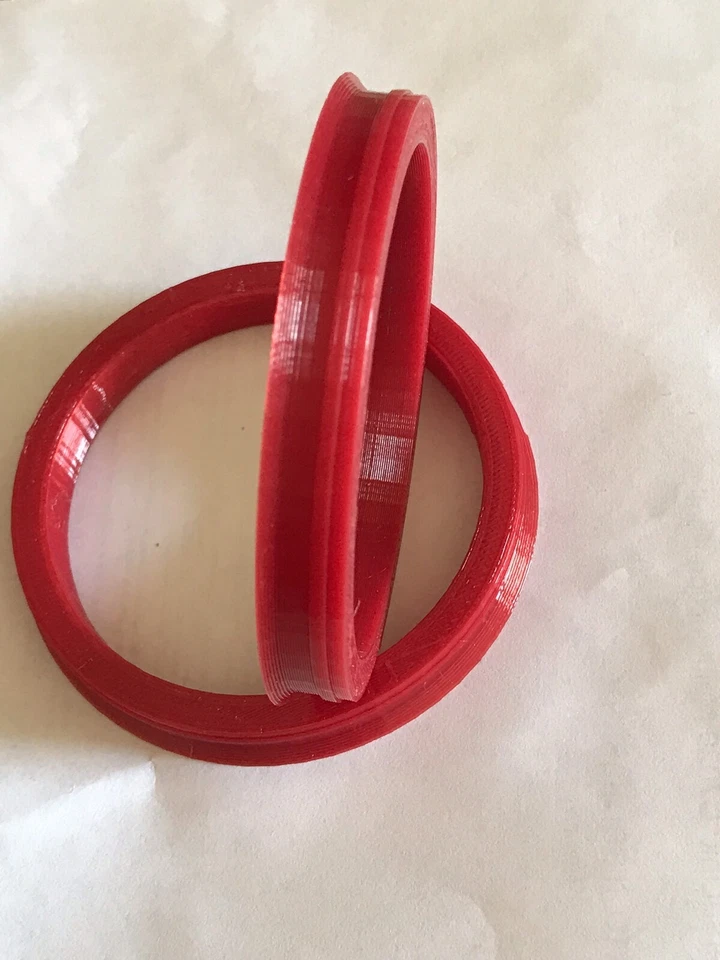 Kit 4 Anelli Di Centraggio Centratori Plastica PETG Cerchi Audi-VW 66,6-57,1 - Bild 2 von 2