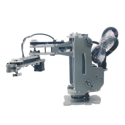 Assembled 4 Axis Stepper Motor Robot Mechanical Arm Hand Manipulator | eBay