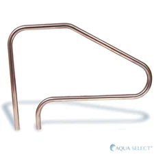 Aqua Select In-Ground Swimming Pool Stainless Steel Ladder Step Handrail - 50"